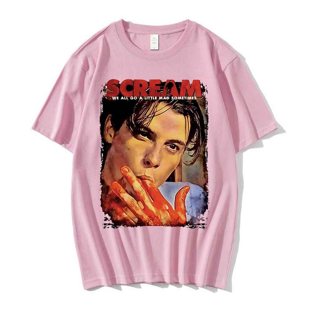 Halloween Movie Shirt We Little Mad Billy T Shirts Tops Womens T Shirt Scream Horror Movie Shirt Billy Aesthetic Clothes Tops
