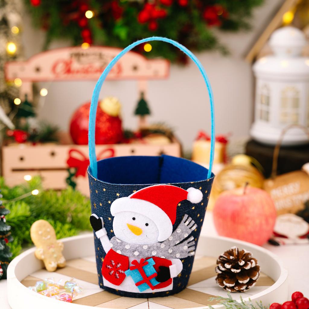 Christmas Decoration Cartoon Tote Bag Christmas Gift Bag Children's Candy Bag Gift Bag