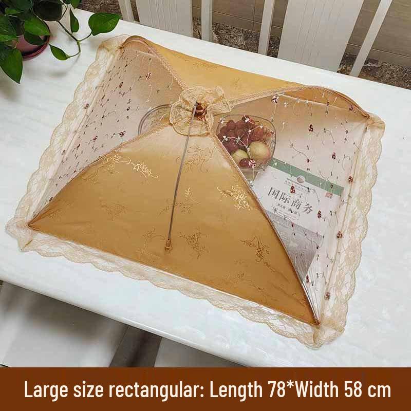 Thickened Rectangular Food Cover for Dining Table - Medium, Large, Extra Large
