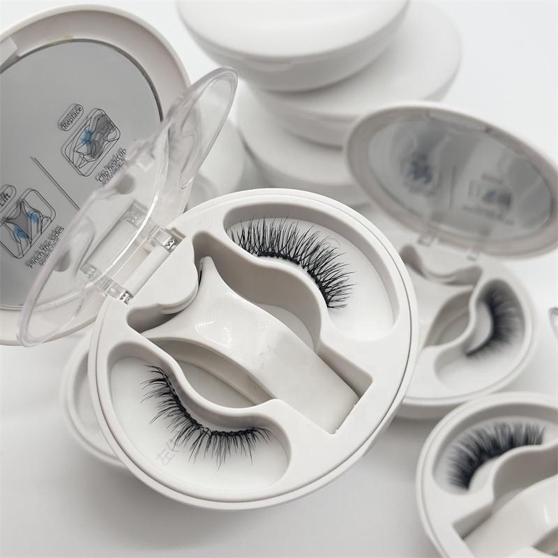 2026 New Arrival Customize Waterproof Wispy Soft Magnetic Eyelashes False Lashes Partner