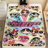 Powerpuff Girls Cute pattern Flannel Blanket, High quality Comfortable for All Seasons, Home Decor, Warmth and Comfort, Perfect for Gifts.