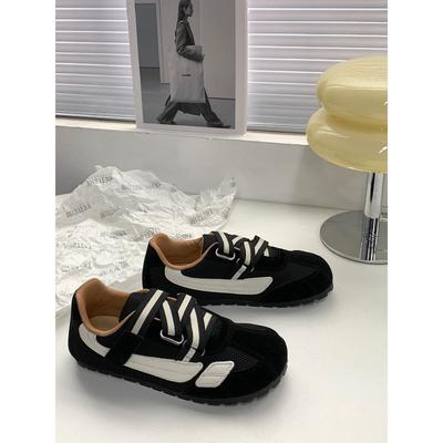 Осень новые повседневные спортивные туфли на плоской подошве универсальные ретро женские туфли 3126