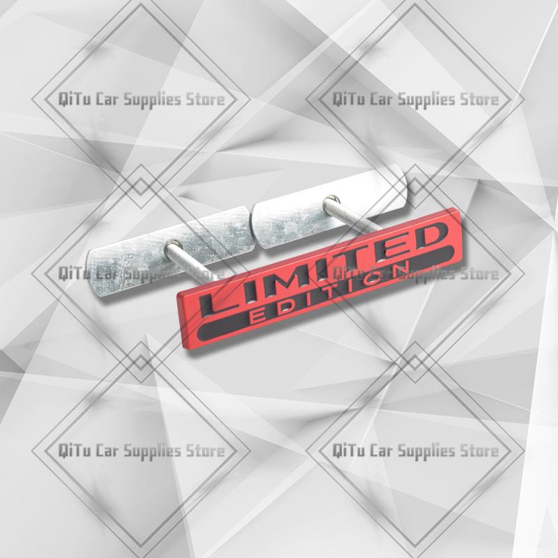 Zinc Alloy Limited Edition Badge Car Body Trunk Emblem 3D Grille Sticker For Nissan Suzuki Geely Skoda Subaru Fiat Chery Toyota vg5