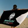 B-bianchi-S Логотип велосипеда Микрофибровое одеяло Быстросохнущие пляжные полотенца Большой размер Печать Супервпитывающее одеяло-полотенце для бассейна