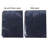 Album Collection Card Organizer Card Album Inner Page Loose-leaf Inners Black Storage Page