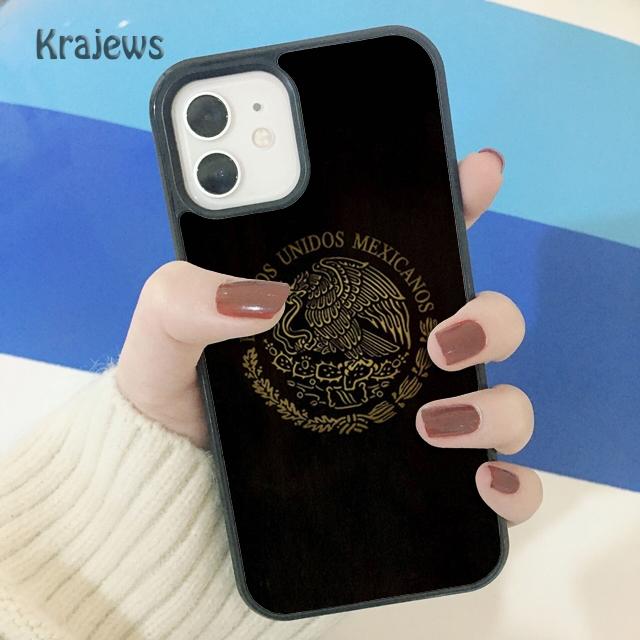 Krajews mexico flag mexicanos Soft Phone Case Cover For IPhone 18 17 Air 16 15 14 plus 11 12 13 pro max coque Shell Fundas