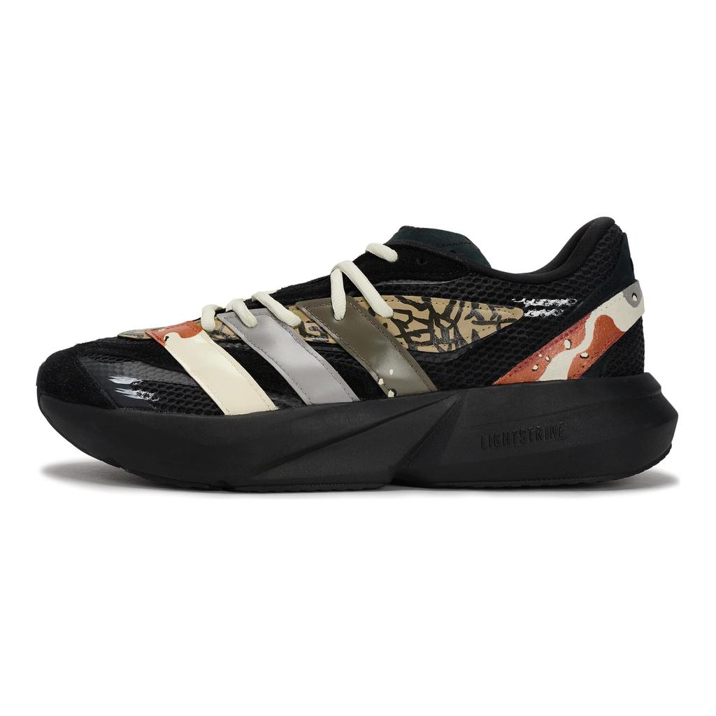 adidas LIGHTBLAZE Нескользящие износостойкие низкие беговые кроссовки мужские Черный Серый Коричневый JH6941(Team80-S-BOX)