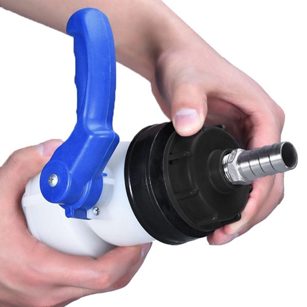 Portable 1" 3/4" 1/2" Coarse Threaded Cap Adaptor Connector IBC Tank Fittings