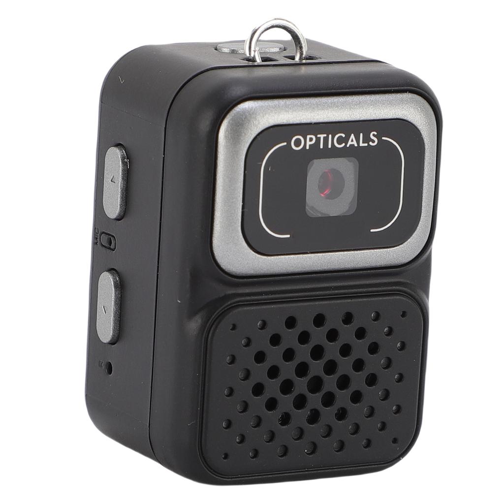 Tiny Digital Camera 1080P FHD 2MP Retro Thumb Sized Camera Keychain with 128GB Storage Card 0.96 Inch Screen