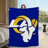 L-Los A-Angeles R-RamsS Skicomfort Warm Soft Home Kids Lunch Blanket Suitable For Living Room Office Daily Travel Gifts