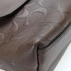 Used COACH Shoulder Bag F72220 Signature Leather Brown Embossing