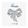 Pinets Brooch With Zircons Rhinestones Bow