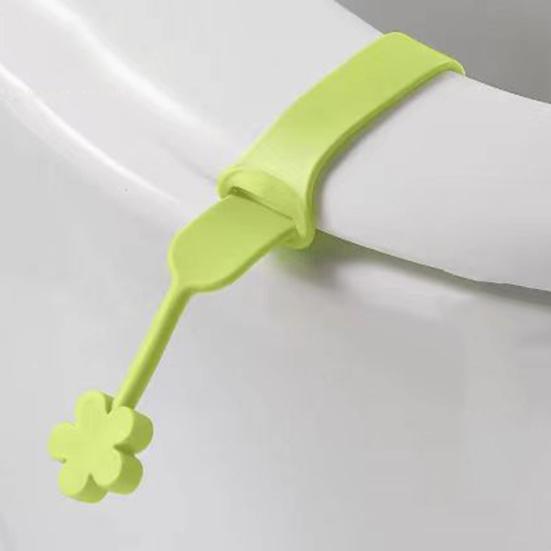 MIT 2шт силиконовый подъемник крышки унитаза цветочный дизайн многоуровневая регулировка антигрязный чехол для сиденья унитаза ручка подъемное устройство для ванной комнаты