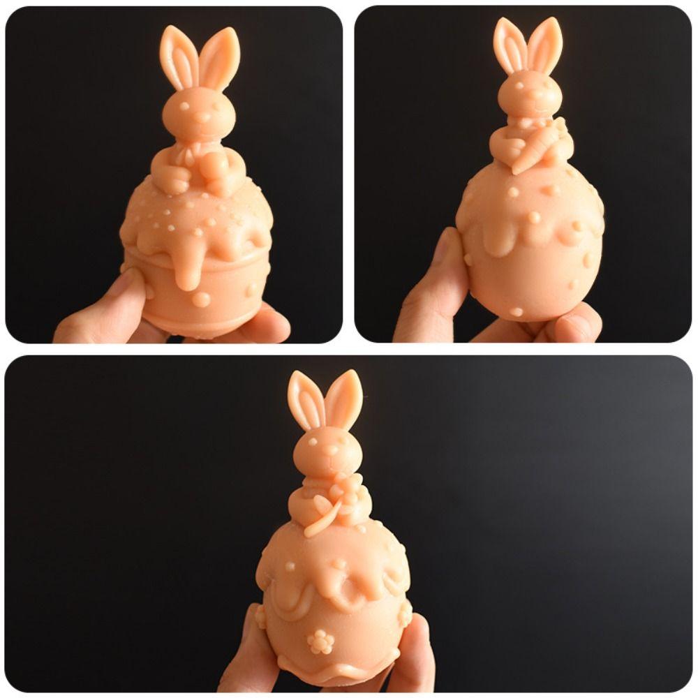 Силиконовая форма для пасхального кролика, жаропрочный инструмент для изготовления свечей, портативная форма для шоколада, подарки
