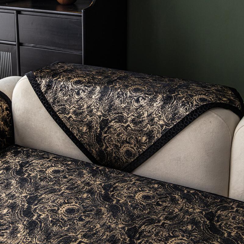 Европейский стиль легкий роскошный чехол для дивана коврик для гостиной подушка на все времена универсальный нескользящий коврик для сиденья декоративный коврик для дома пылезащитный