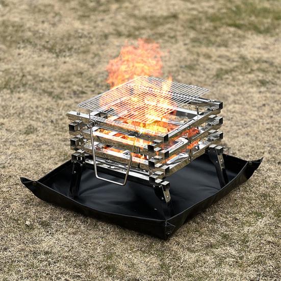 Уличный огнестойкий коврик, термостойкий, огнестойкий, противоскользящий, для террасы, патио, газона, кемпинга, печи, гриля, костра, силиконового коврика, камина, очага, подставки под очаг