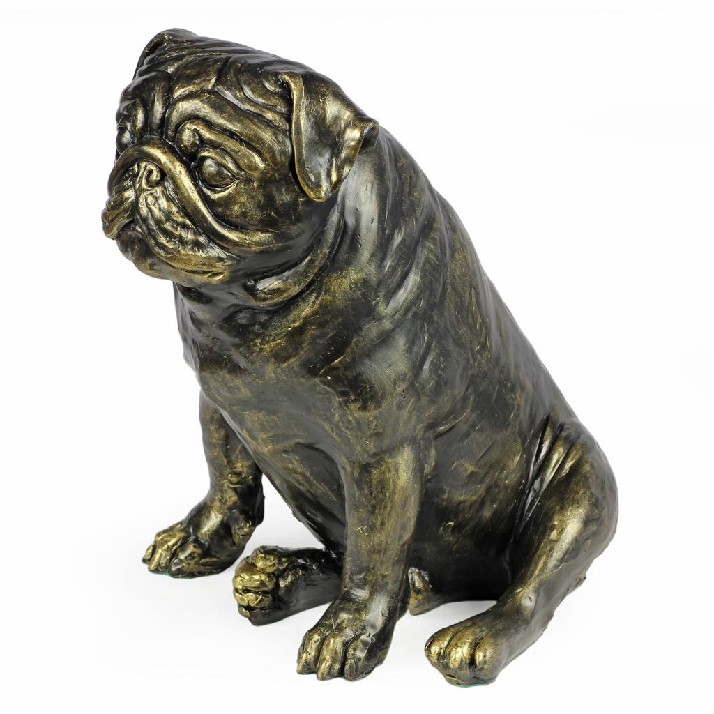 Pug - Life-size dog statue, 1:1 scale figure, statue for the garden by Art-Dog