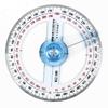 10 см Круглый Пластиковый Угломер 360 Градусов Угломер Линейки Угломер Студенческая Канцелярия для Рисования