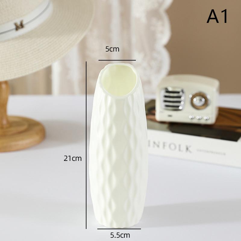 Nordic Пластиковая Ваза Для Цветов Гидропонный Горшок Ваза Украшение Домашнего Стола Декоративные Вазы Для Цветов Украшения