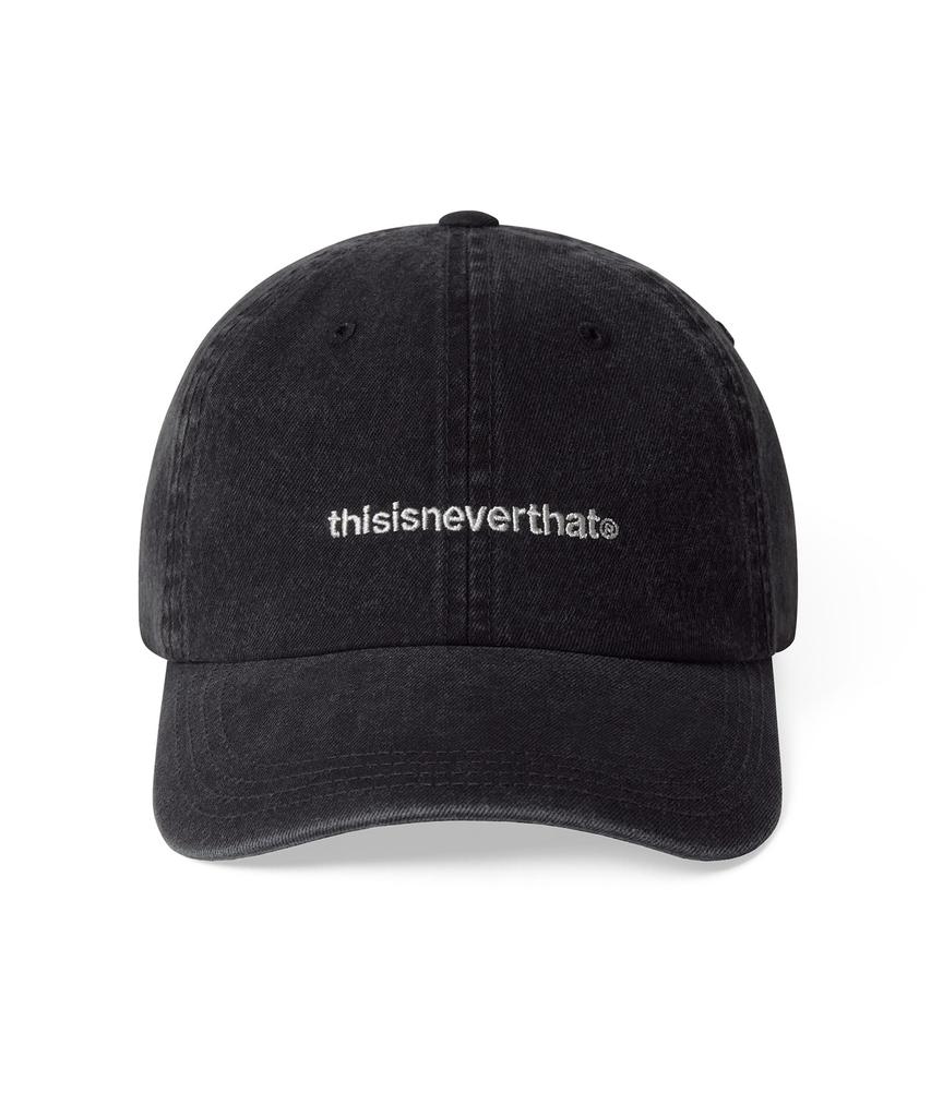 THISISNEVERTHAT Джинсовая кепка с Т-логотипом Черная