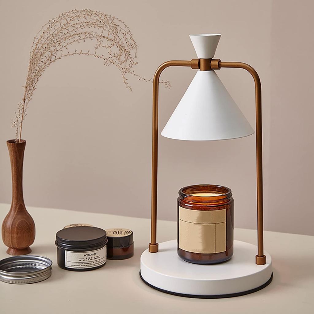 New Elegant Aromatherapy Melting Wax Glass Candle Lamp - Create a Cozy Atmosphere In Your Bedroom - Elegant Lamp for Ambient Lig