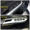 Inner Door Handle Bowl / Window Lift Control Switch Button Decoration Frame Cover Trim For Suzuki Vitara 2015 - 2025 Accessories