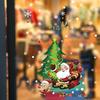 New Christmas Cartoon Wall Sticker, Shopping Mall Shop Window Glass Wall Decoration Painting Sticker