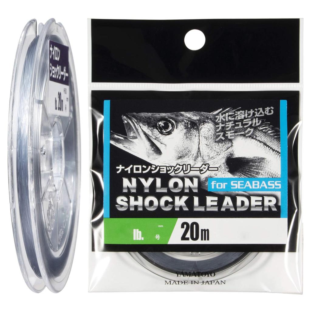 YAMATOYO Shock Leader Нейлоновый амортизирующий поводок для сибаса Нейлон 20м