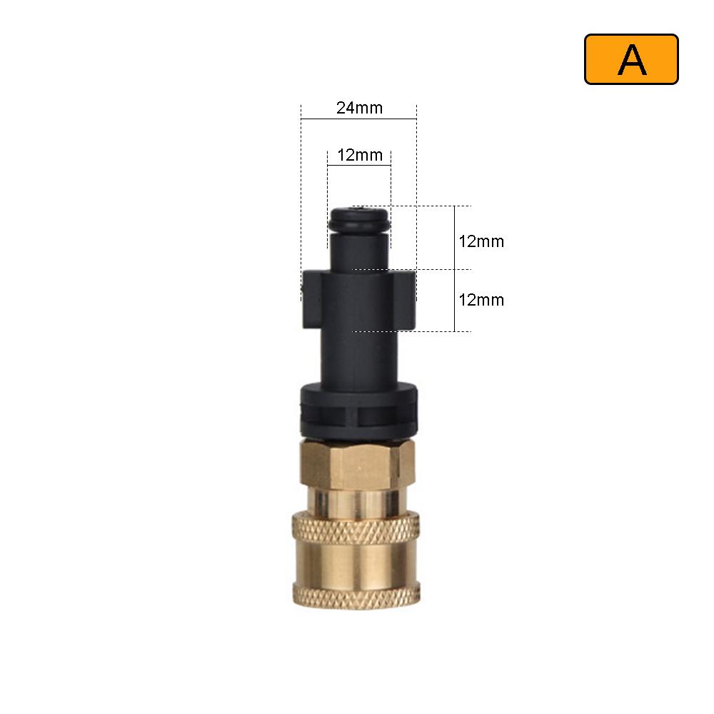 Насадка для мойки высокого давления Karcher Male Adapter G1/4" Quick Release Connector Nozzle для мойки высокого давления LAVOR Black Decker Bosch Parkside
