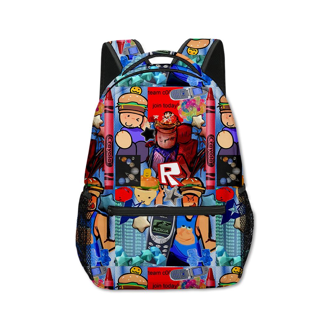 Cartoon Kpop Youthful Harajuku School Bags Unisex Gubby Plush Travel Bags 3D Print Oxford Waterproof Notebook Shoulder Backpacks