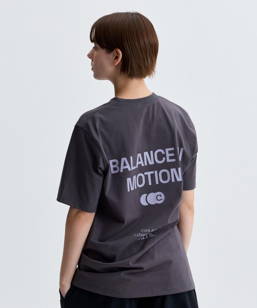 Kalla Balance In Motion Balance Fit Футболка с коротким рукавом_Угольный