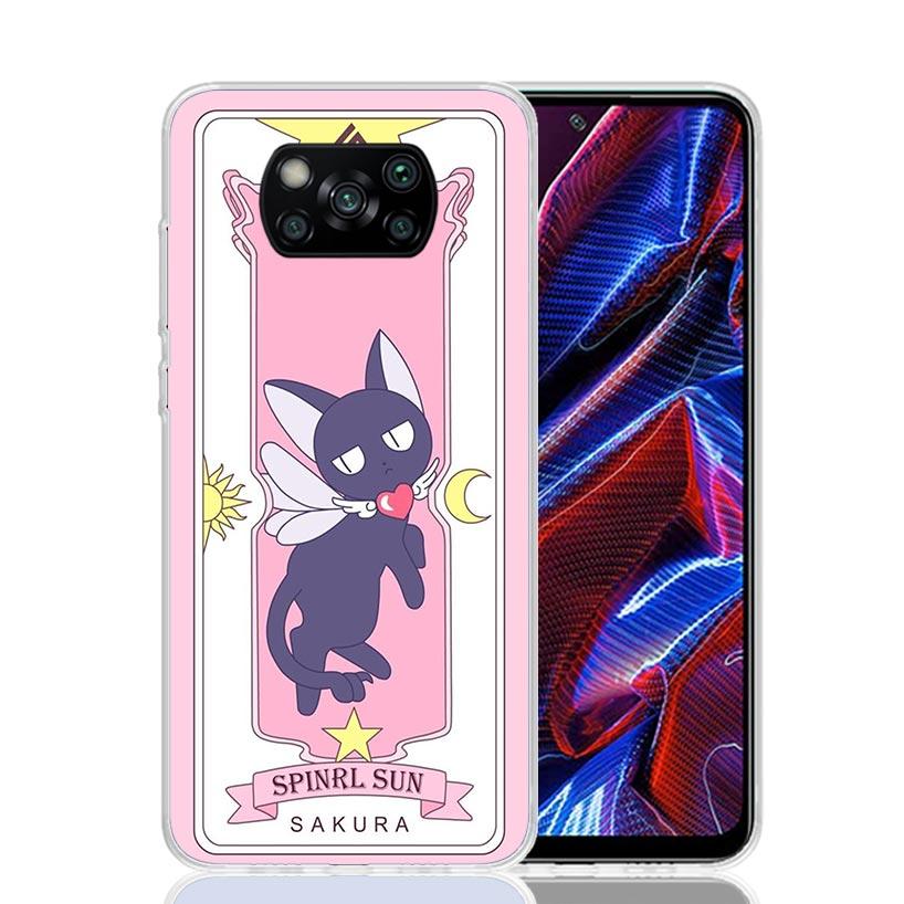 Cardcaptor Sakura Cute Magical Girl Phone Case For Xiaomi Poco F7 Ultra X7 X6 Pro X5 Redmi 15 15C 13 13C 12 12C 10 10A 10C 9 9A