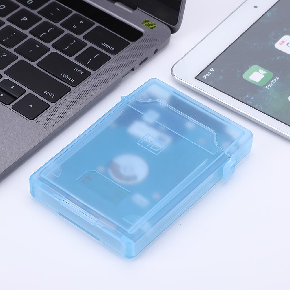 2.5 In HDD SSD Protective Case Shockproof Hard Drive Disk Protective Box Plastic Moisture-proof 2.5 Inch Hard Drive Storage Case