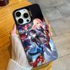 Чехол для телефона с мангой «Мастер на все руки» Аниме Для iPhone 16 17 15 14 12 13 Pro Max Черный Конфетный Матовый Ударопрочный Чехол