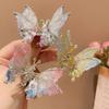 Creative Activity Butterfly Hair Clip For Women Girls Exquisite Rhinestone Gradient Butterfly Hair Clips Cute Hair Accessories
