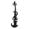 Electric Violin Kit 4 4 Black Solid Wood Beginner Electronic Violin with Bow Earphone Connection Cable Storage Box