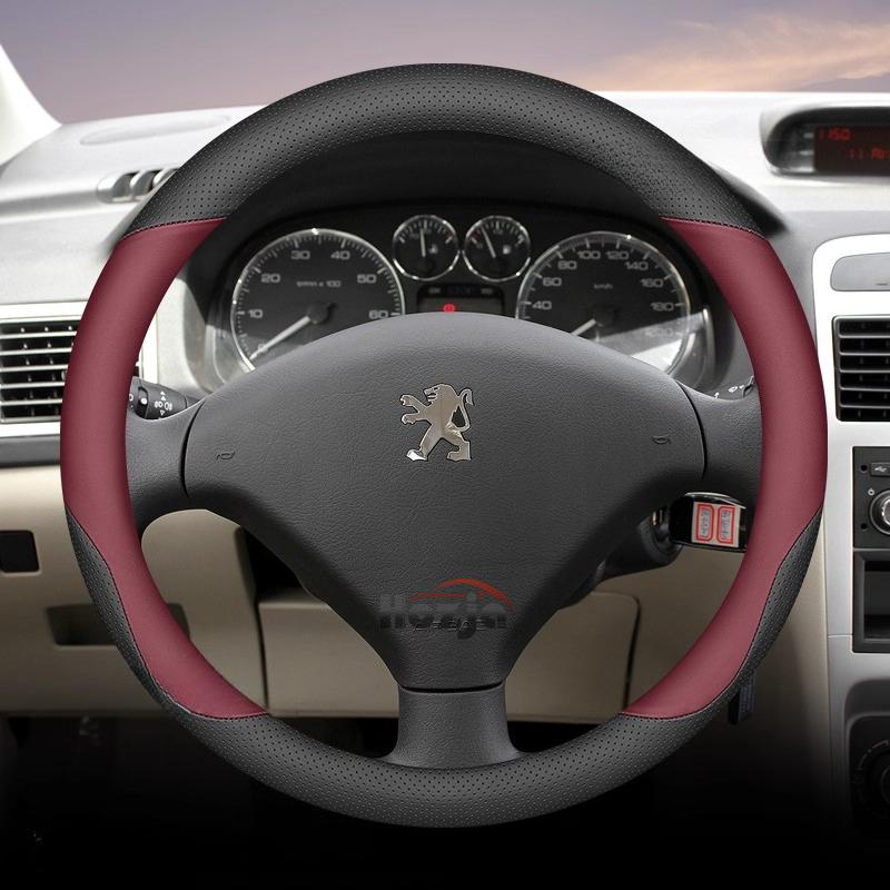 35 см 38 см Кожаная оплетка на руль автомобиля для Peugeot 5008 408 308 Rifter e-Expert Expert e-Traveller Landtrek Аксессуары