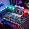 Custom Name Personalized Chelsea Football Club Pattern Mousepad, Laptop PC Desk Mat, Decorative Desk Mat for Home Keyboard Pad Gift