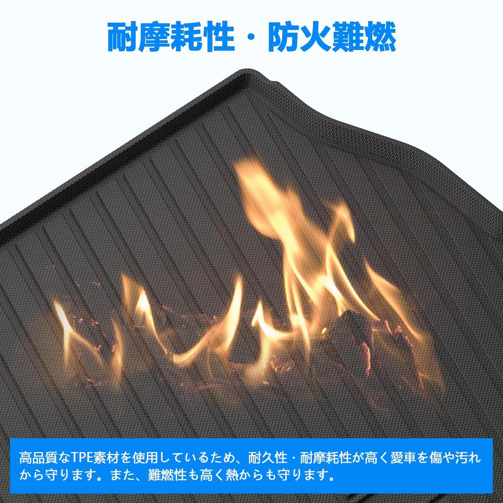 BLUESEATE C Коврик для багажника для Toyota RAV4 и 2019 3D Водонепроницаемый Защитный коврик для багажника Легкий Цельный Грязеотталкивающий (50-я серия) MXAA5# AXAH5# (Апрель -