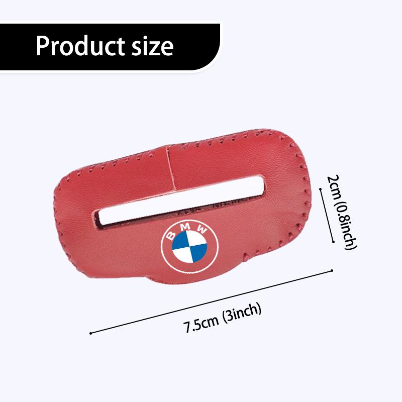 BBIX7 Leather Car Seat Belt Buckle Plug Protector Anti-Scratch Clip For BMW G30 G20 M3 M5 E91 E92 E93 E36 E70 X3 X4 X5 X1 E39 F30