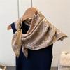 Luxury Paisley Print Square Scarf Women Cotton Linen Feeling Hairband Neckerchief Tie Female Headband Foulard Bandana