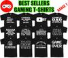Gaming Mens T-shirts Funny T Shirts Joke T-shirt Birthday Gift Video Game Party