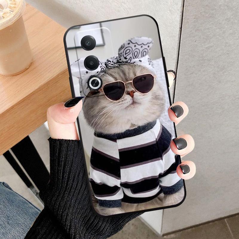 Чехол для OPPO A80 5G Модный чехол с принтом Ударопрочный Мягкий чехол-оболочка из ТПУ-силикона Для телефона OPPO A3Pro K12X 5G Чехол