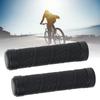 ZTTO Bicycle AntiSlip Grips Mountain Bike Handlebar Double Locking Grips with End Plug(Black )
