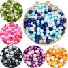 8MM 100Pcs ABS Imitation Pearl Round Plastic Acrylic Spacer Beads for Jewelry Making