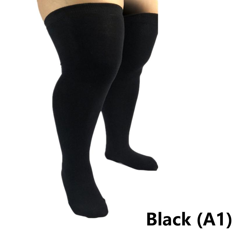 Эластичные гольфы больших размеров, большие носки до бедра, длинные носки XXXL, женские носки, гетры