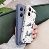 Чехол для телефона 'Цветущие ирисы' для Xiaomi Redmi Note 14 13 12 12S 11 11S 10 10S 9 9S Pro Plus 4G 5G Жидкий силиконовый чехол