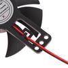 1Pc Black Dc 18V Induction Cooker Cooling Fan Plastic Brushless Fan Cooling Fan
