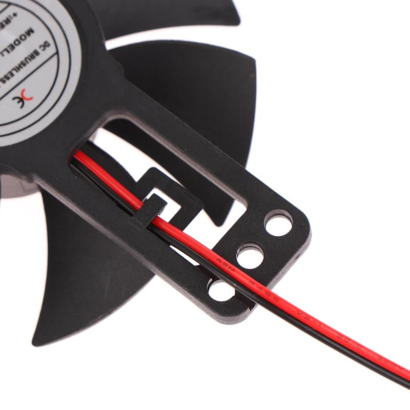 1Pc Black Dc 18V Induction Cooker Cooling Fan Plastic Brushless Fan Cooling Fan