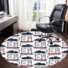 1pc Mouse Cheese Office Round Area Rug,  Mat Suitable For Office, Under Office Chairs Bedroom Living Room Home Decor, Room Deco